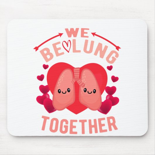 Ademhalingstherapiecomponent We zijn samen aan het Muismat (Voorkant)