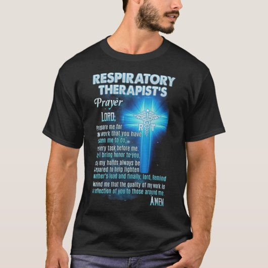 Ademhalingstherapieën gebeden t-shirt (Voorkant)