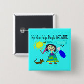 Ademhalingstherapieën Kindercadeaus Vierkante Button 5,1 Cm (Voorkant /achterkant)