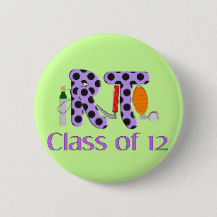 Ademhalingstherapieklasse 2012 ronde button 5,7 cm