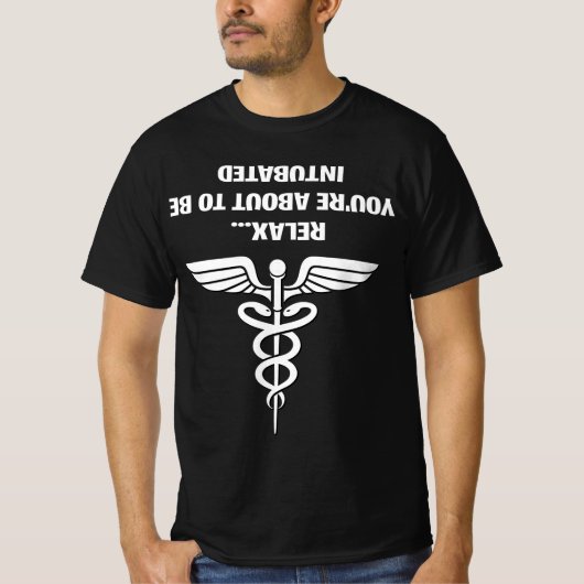 Ademhalingstherapiespiegels Ontbijt u T-shirt (Voorkant)