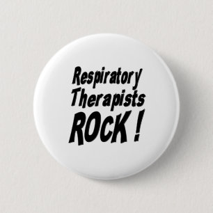 Ademhalingstherapisten Rock! Knoop Ronde Button 5,7 Cm