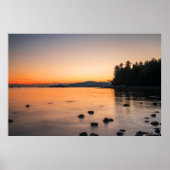 Ademhalingszonsondergang Poster (Voorkant)