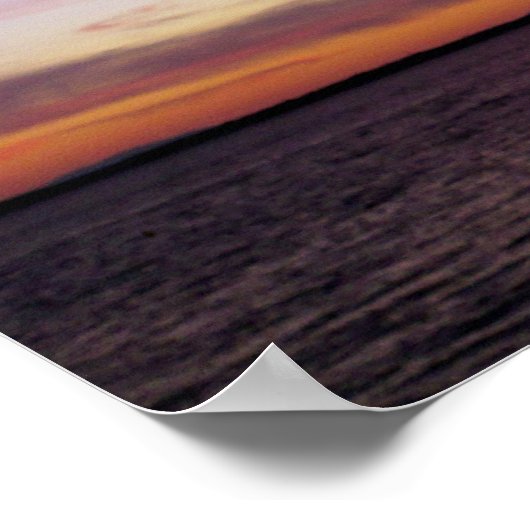 Ademhalingszonsondergang Poster (Hoek)