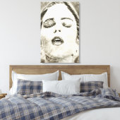 Ademloos Canvas Afdruk (Insitu (Slaapkamer))