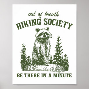Ademloze Wandelvereniging Wasbeer Komt Er Binnen E Poster