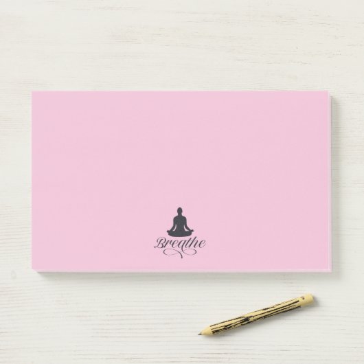 Ademthe Yoga Pose Silhouette Notes (Op bureau)