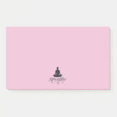 Ademthe Yoga Pose Silhouette Notes (Voorkant)