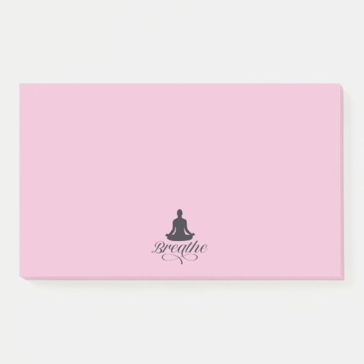 Ademthe Yoga Pose Silhouette Notes (Voorkant)