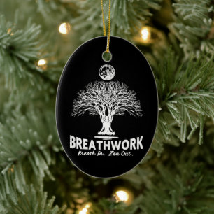 Ademwerk, Stress Relief, meditatie kracht Keramisch Ornament