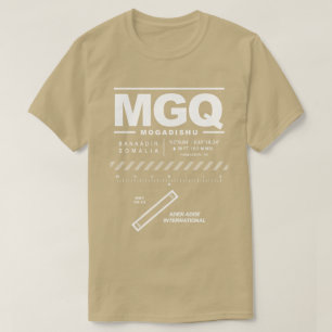 Aden Adde International Airport MGQ T-shirt