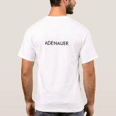 Adenauer T-shirt (Achterkant)