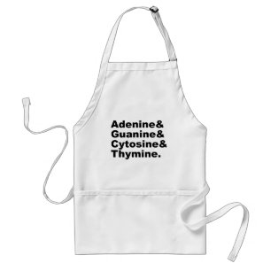 Adenine Guanine Cytosine Thymine DNA Nucleotiden Standaard Schort