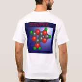 Adenine Molecule (achterzijde) T-shirt (Achterkant)