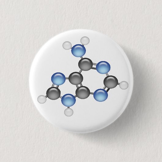 Adenine Ronde Button 3,2 Cm (Voorkant)