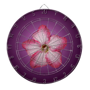 Adenium Roze Bloem Flora Gradiënt Violet Dartbord