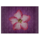 Adenium Roze Bloem Flora Gradiënt Violet Snijplank (Voorkant)