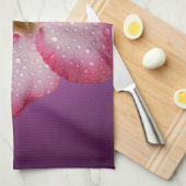 Adenium Roze Bloem Flora Gradiënt Violet Theedoek (Quarter Fold)