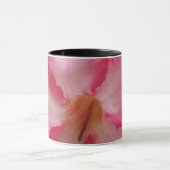 Adenium roze witte bloemen florale natuur graden mok (Midden)