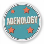 Adenologie Sticker (Voorkant)