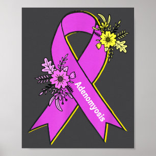 Adenomyose bewustzijn Warrior Chronische Pijn Soni Poster