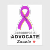 Adenomyosis Advocate Vinyl Sticker (Vel)