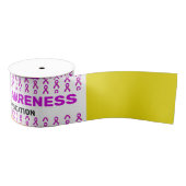 Adenomyosis Awareness Pattern Ribbon Grosgrain Lint (Spoel)