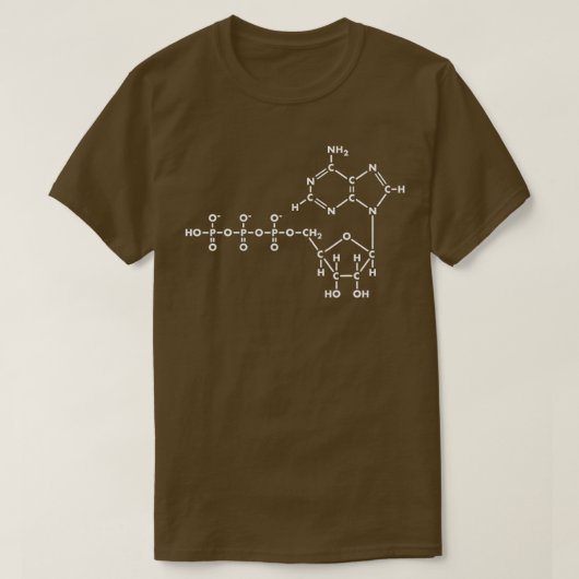 Adenosine rifosfaat AP Organic Chemstry T-shirt (Design voorkant)