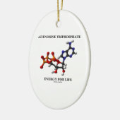 Adenosine Trifosfaat (ATP) Energie voor leven Keramisch Ornament (Links)