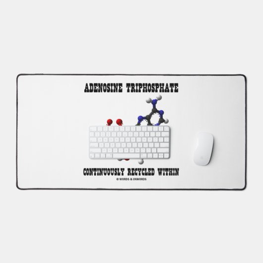 Adenosine Trifosfaat Ononderbroken gerecycleerde A Bureaumat (Keyboard & Muis)