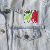 Aden's Geweldige pop Vierkante Button 5,1 Cm (In situ)