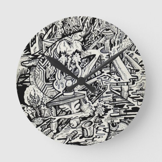 Adept, of, een Freakish Transfiguration Ronde Klok (Voorkant)