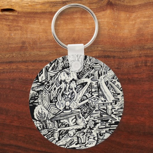 Adept, of, een Freakish Transfiguration Sleutelhanger (Voorkant)