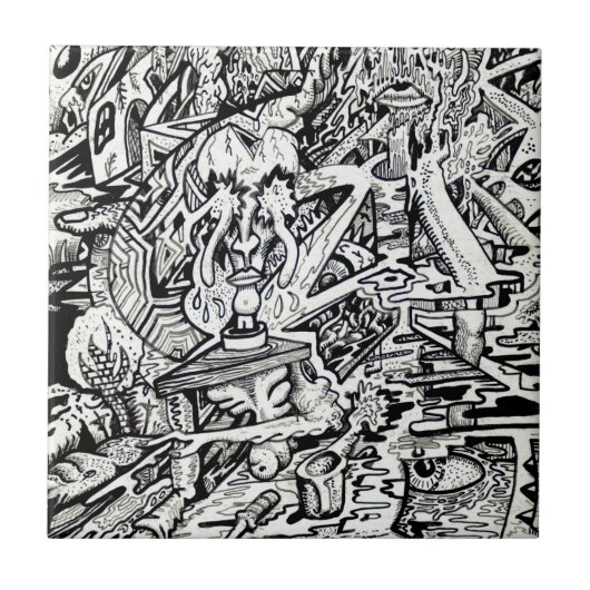 Adept, of, een Freakish Transfiguration Tegeltje (Voorkant)