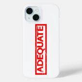 Adequate stempel Case-Mate iPhone case (Achterkant)