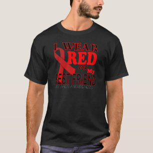 ADEQUENTIE VOOR HIV AIDS BEWUSTMAKING VOOR BESTE V T-SHIRT