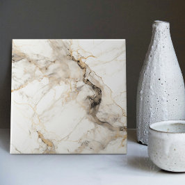 Ader van Goud Faux Marmer Intricate Accent Tegeltje