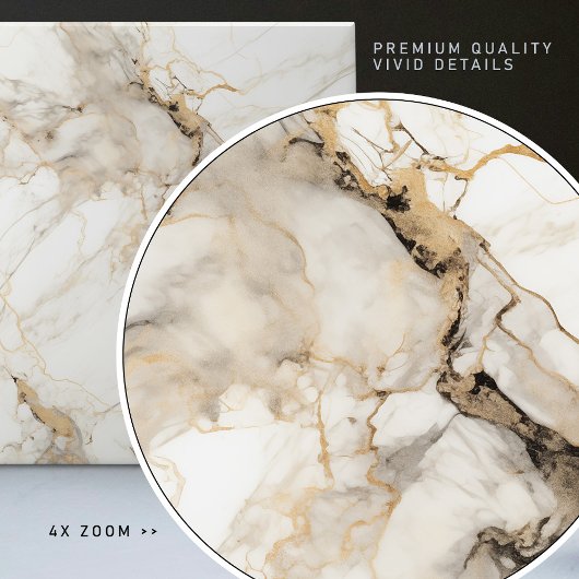 Ader van Goud Faux Marmer Intricate Accent Tegeltje