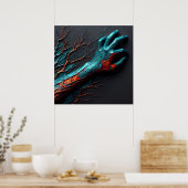 Aderen van veerkracht - AI Out Of Bounds Poster (Keuken)