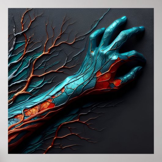 Aderen van veerkracht - AI Out Of Bounds Poster (Voorkant)