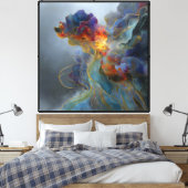 Aders van Lichtende Drift Canvas Afdruk (Insitu (Slaapkamer))