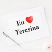 Adesico eu am Teresina Rechthoekige Sticker (Envelop)