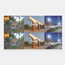 Adesivo Acre Brasil turismo Rechthoekige Sticker