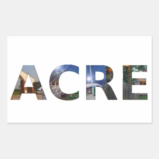 Adesivo Acre Rechthoekige Sticker (Voorkant)