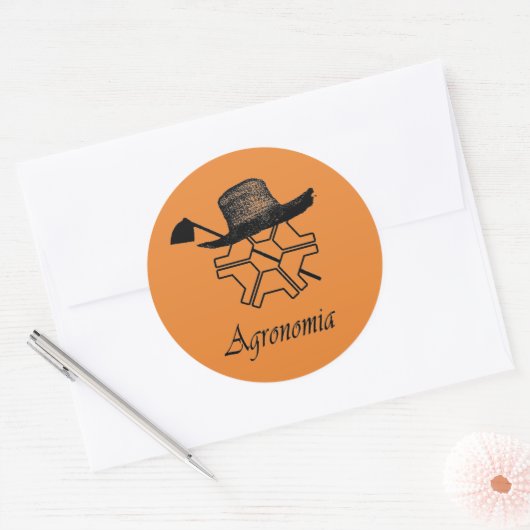 Adesivo Agronomia Ronde Sticker (Envelop)