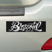 Adesivo Automotivo Logotipo escrita Blessoul Bumpersticker (Op auto)