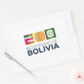 Adesivo bicentenario de Bolivia Rechthoekige Sticker (Envelop)