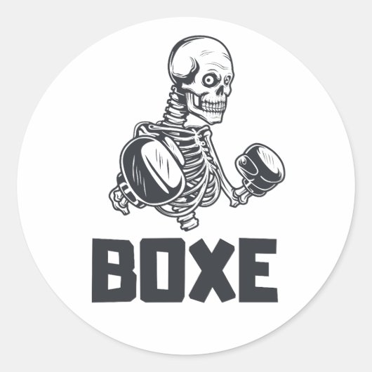 Adesivo Boxe / Boxing Ronde Sticker (Voorkant)