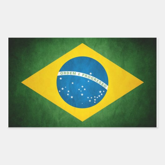 Adesivo Brasil Rechthoekige Sticker (Voorkant)