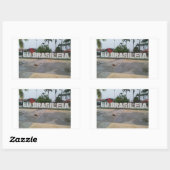 adesivo Brasileia Rechthoekige Sticker (Vel)